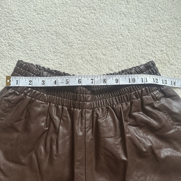 NWT PU leather shorts - Picture 3 of 6